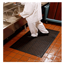 Easy to clean indoor rubber mat soft anti fatigue floor mat